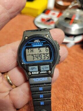 Vintage 1990s Timex Indiglo Ironman Triathlon Digital Watch